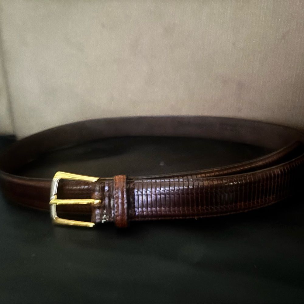 Burberry animal print dress suit belt vintage accessory - Picture 5 of 5